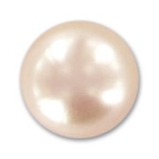 Pearly resin cabochon 12mm Light Rose x1|raw }}