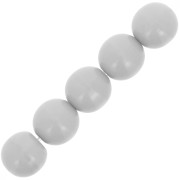 Round beads 8mm Opaque Grey x20|raw }}