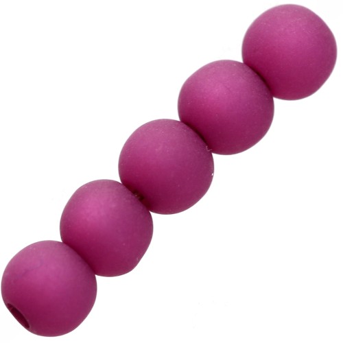 4mm Polaris round beads - Amethyst x20