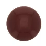12mm Opaque resin cabochon - Wine Lees x1