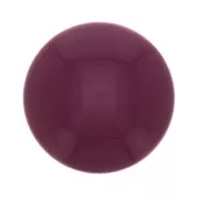 12mm Opaque resin cabochon - Aubergine x1