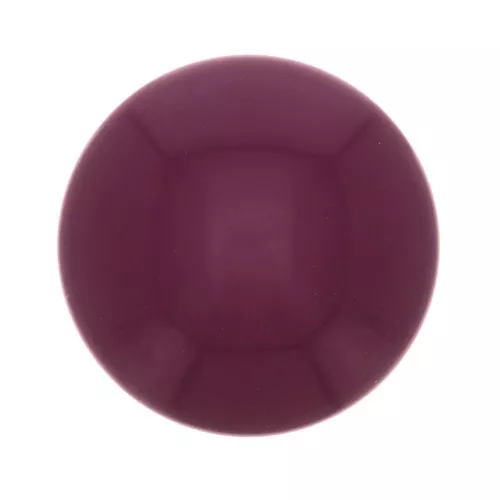 12mm Opaque resin cabochon - Aubergine x1