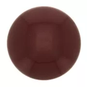 14mm Opaque resin cabochon - Wine Lees x1