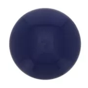 14mm Opaque resin cabochon - Navy Blue x1