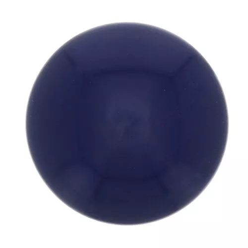 14mm Opaque resin cabochon - Navy Blue x1