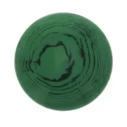 14mm Opaque resin cabochon - Malachite x1