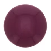 14mm Opaque resin cabochon - Aubergine x1