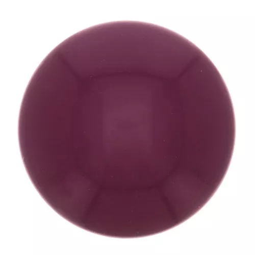 14mm Opaque resin cabochon - Aubergine x1