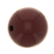 8mm Opaque resin bead - Wine lees x1|raw }}