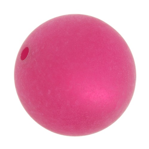 6mm Polaris round beads - Fuchsia x10