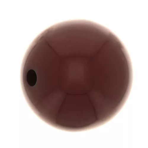 14mm Opaque resin bead - Wine lees x1