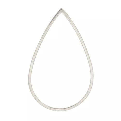 Drop weaving and mounting rings 25.5x16.5 mm - 304 stainless steel x1