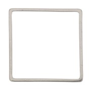 20x20 mm Square Mounting Ring and Weave - 316L Stainless Steel x1