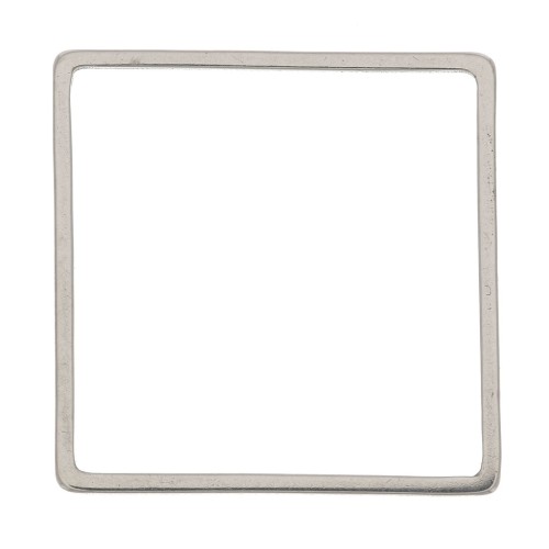 20x20 mm Square Mounting Ring and Weave - 316L Stainless Steel x1