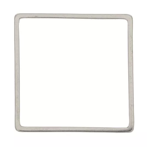 20x20 mm Square Mounting Ring and Weave - 316L Stainless Steel x1