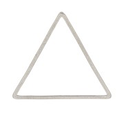 20x23mm Stainless Steel Mounting and weaving Ring - Triangle x1|raw }}