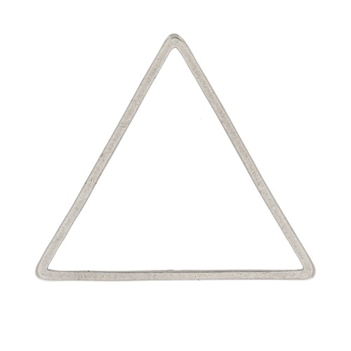 20x23mm Stainless Steel Mounting and weaving Ring - Triangle x1