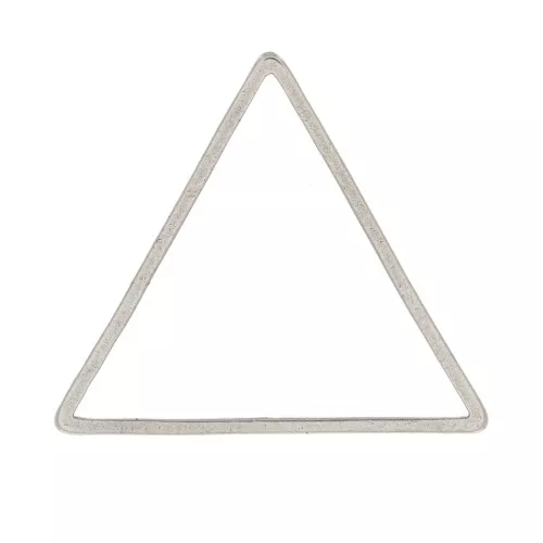 20x23mm Stainless Steel Mounting and weaving Ring - Triangle x1