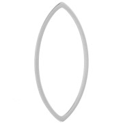 27x12 mm mounting and shuttle weaving rings - 304L stainless steel x1|raw }}