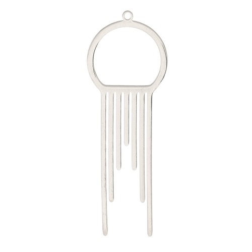 56x20mm Stainless steel Design pendant x1