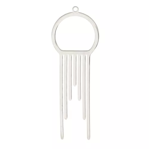 56x20mm Stainless steel Design pendant x1