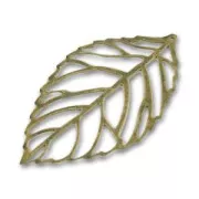 Light pendant leaf 35mm Bronze tone x1