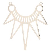 41x38mm Stainless steel connector for necklace - ethnic shape x1