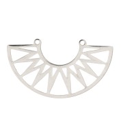 39x21mm Stainless Steel connector for Necklace - Aztec shape x1|raw }}