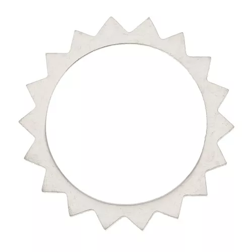 18mm Stainless Steel Sun Pendant/connector x1