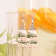 17x19mm Stainless Steel Openwork Triangle Flower Pendant/connector x1