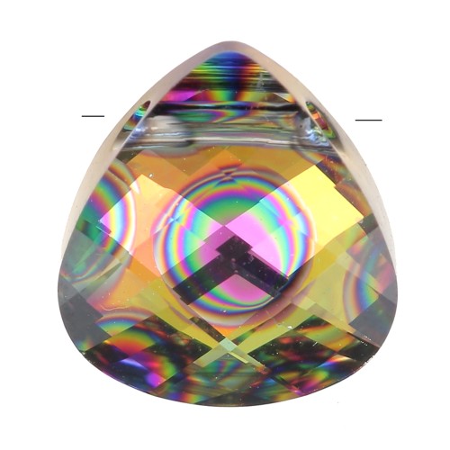 PureCrystal Drop 6012 15,4x14mm Peacock Eye x1