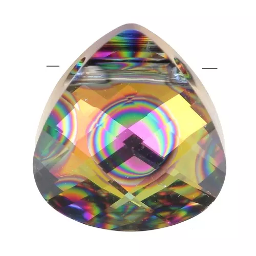 PureCrystal Drop 6012 15,4x14mm Peacock Eye x1