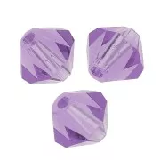 6mm Preciosa Crystal Bicones - MC Bead Rondell - Violet x12
