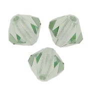 6mm Preciosa Crystal Bicones - MC Bead Rondell - Chrysolite x12