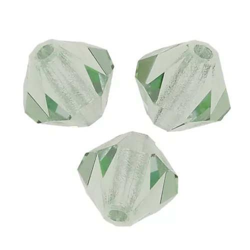 6mm Preciosa Crystal Bicones - MC Bead Rondell - Chrysolite x12