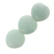 Beads Amazonite hearts bead 14mm x4