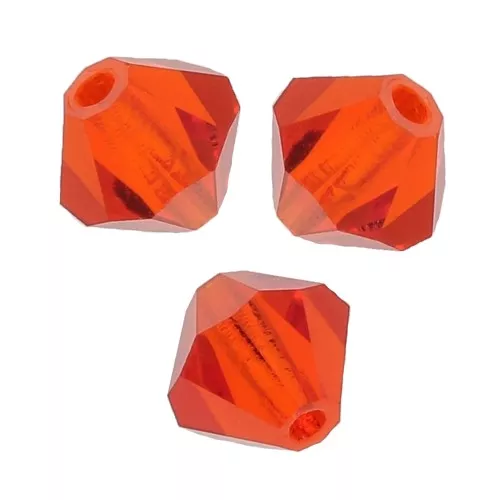 6mm Preciosa Crystal Bicones - MC Bead Rondell - Hyacinth x12