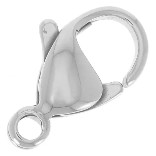 Lobster Clasp 12 mm - 304L stainless steel x1