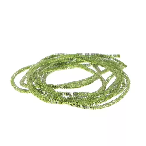 Curly Cannetille for embroidery - Brooches & embroidered jewelry 1 mm - Light Green x5g