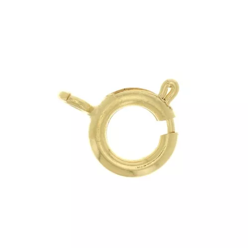 9mm Spring Clasp - Fine Gold plated x1