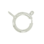 12mm Spring Clasp - fine silver plating x1|raw }}