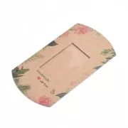 17.5x11x3.5cm Cardboard packaging - Handmade flower pattern - Kraft x1