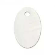Mother-of-Pearl Sequins Oval 15x10mm Natural x10