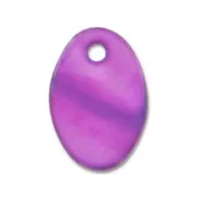 Mother-of-Pearl Sequins Oval 15x10mm Amethyst x10