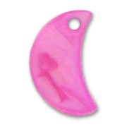 Mother-of-Pearl Half moon 13mm Pink x10|raw }}