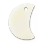 Mother-of-Pearl Half moon 13mm Naturel x10