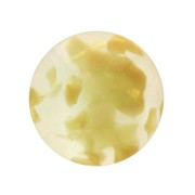 18mm Acetate Round Cabochon - Tortoiseshell - Lichen - Gold x1