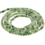 Agate - 2mm Round faceted gemstone beads - Green Agate x39cm 2mm Round faceted gemstone beads - Green Agate x39cm