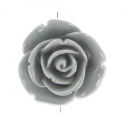 Rose 25mm Grey x1