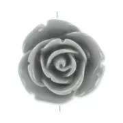 Rose 25mm Grey x1
